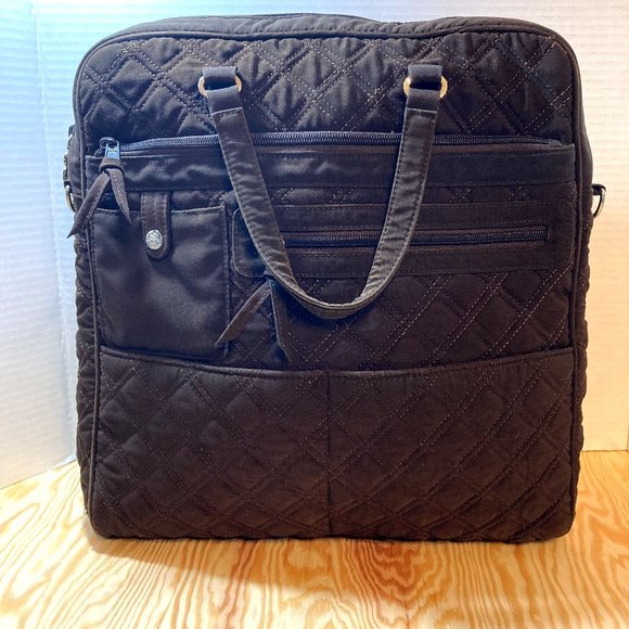 Vera Bradley Crossbody Microfiber Briefcase - Picture 1 of 6